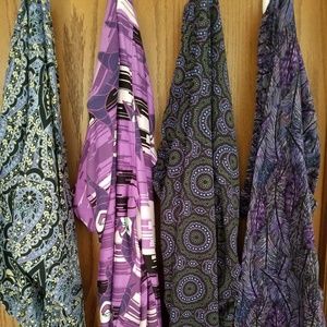 Qty 4 PURPLE LulaRoe Leggings TC